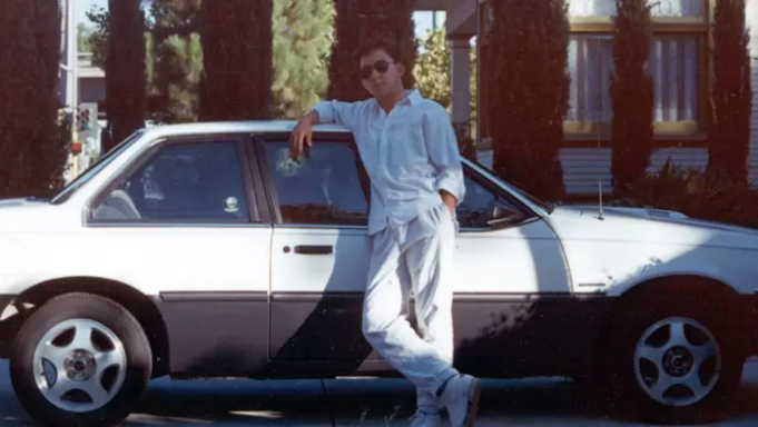 As a teenager in 1987.