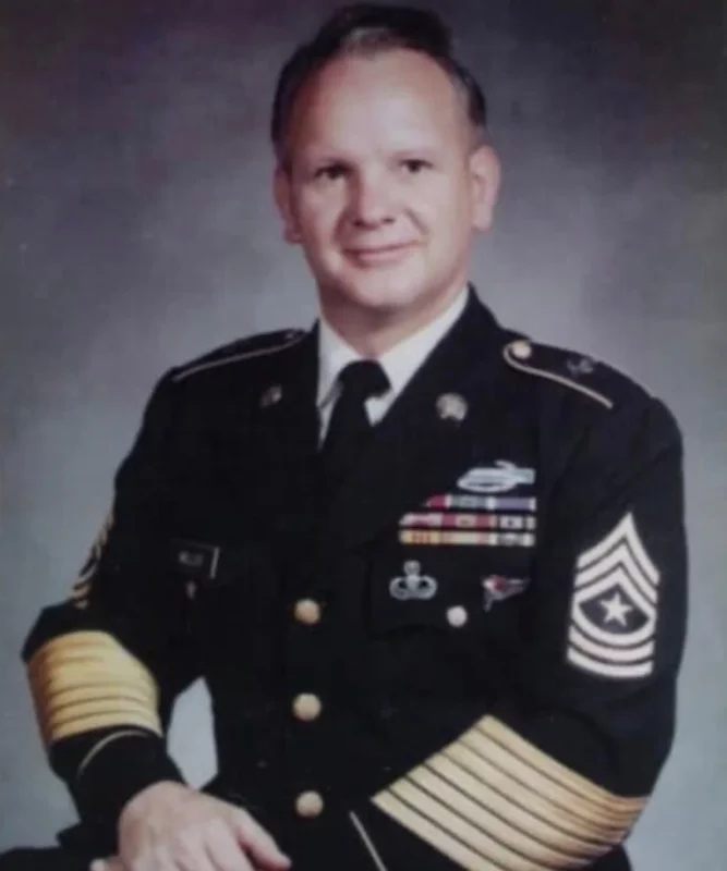 Military portrait photo.